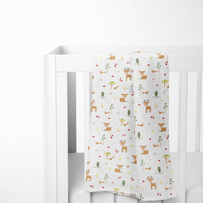 Safari squad Collection 100% Cotton Muslin Swaddle Pack Of  5