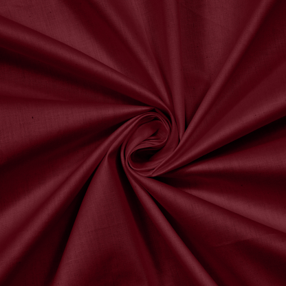 Melange Premium Flat Bedsheet, 100% Cotton, 300TC, Deep Red - Single