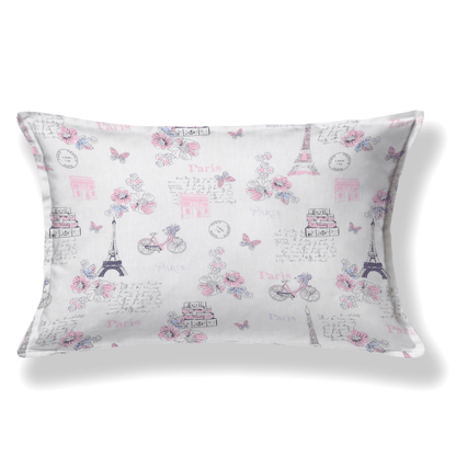 Trendy Prints 100% Cotton Single Bedsheet, Paris