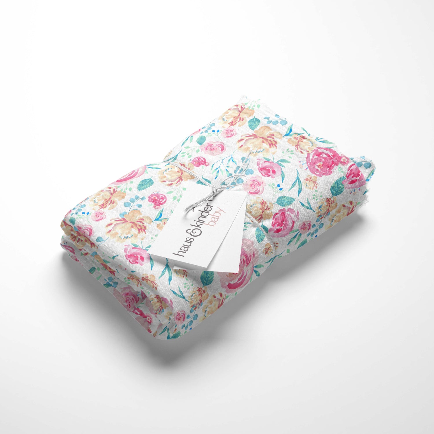 Florals/ Bird 100% Cotton Muslin Swaddles, Pack Of 3