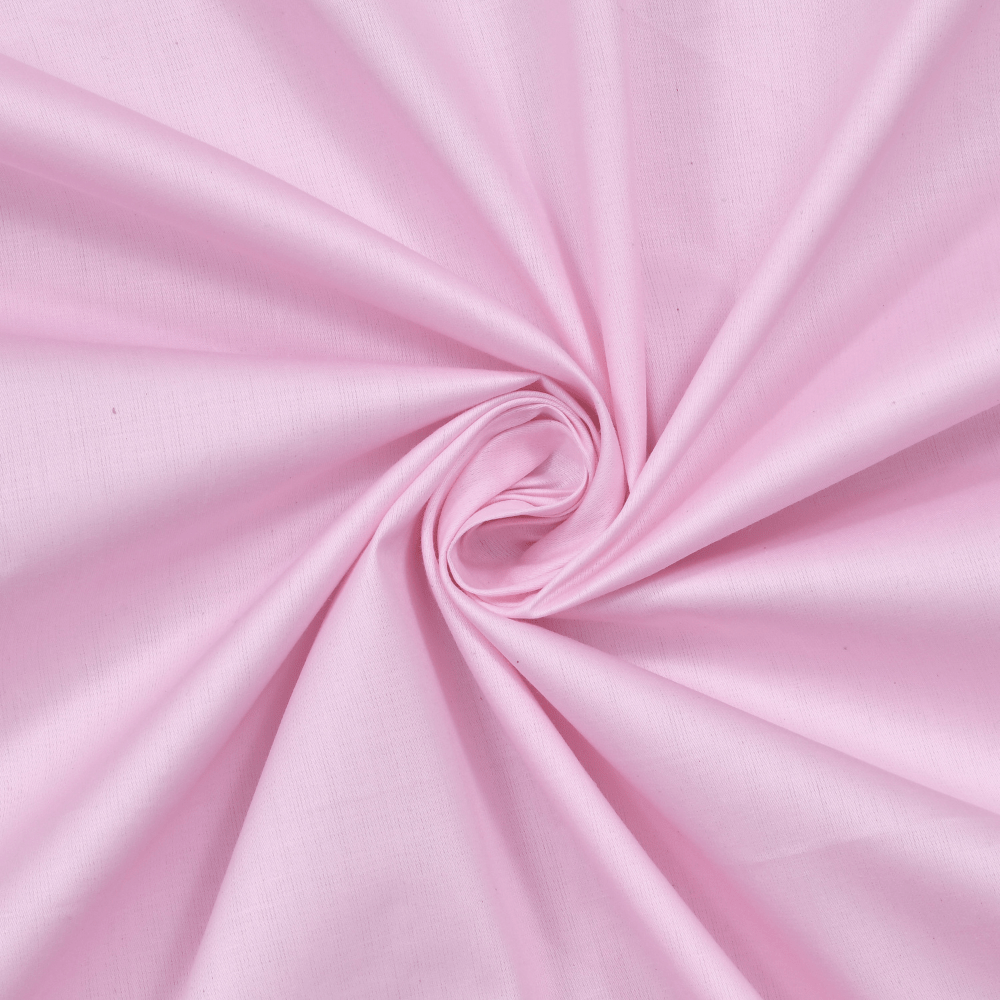 Melange Premium Flat Bedsheet, 100% Cotton, 300TC, Bubblegum Pink