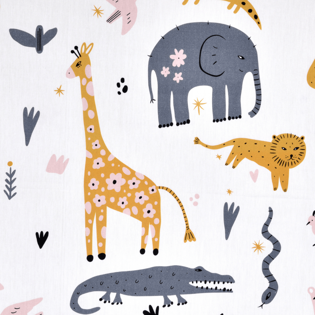 Digital Magic Single Bedsheet for Kids, Giraffe