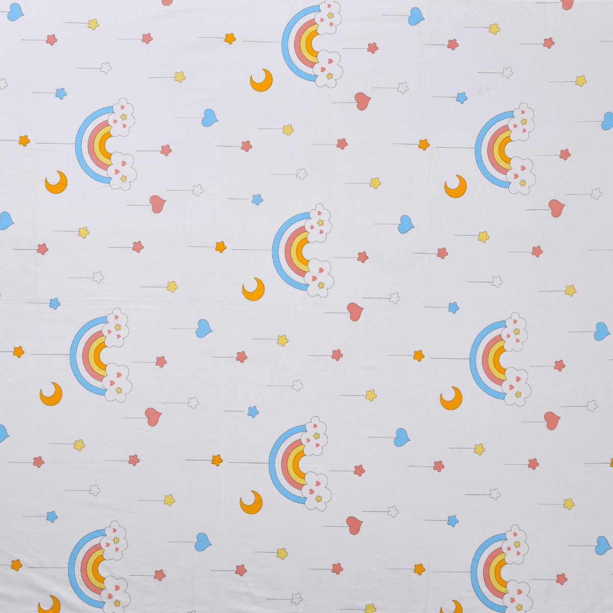 Trendy Prints Single Bedsheet for Kids, Unicorn Love