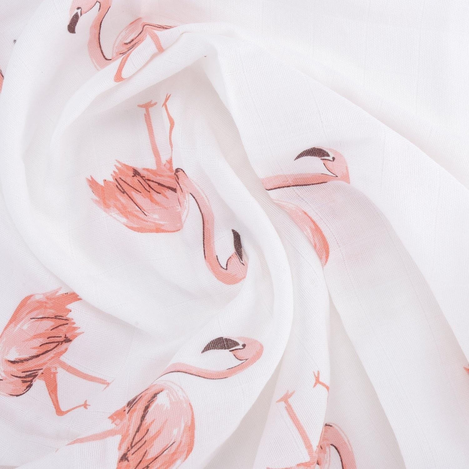 Florals 100% Cotton Muslin Swaddle Pack Of 3 (Happy, Vintage, Bird) - haus & kinder