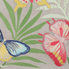 Embroidered Decorative Cushion Cover, Floral Butterfly - Cushion Covers | haus & kinder