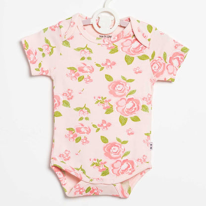 Baby Girl Pink Blush Short Sleeve Onesies Pack of 2 Collection
