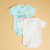 Baby Unisex Confetti Short Sleeve Onesies Pack of 2 Collection