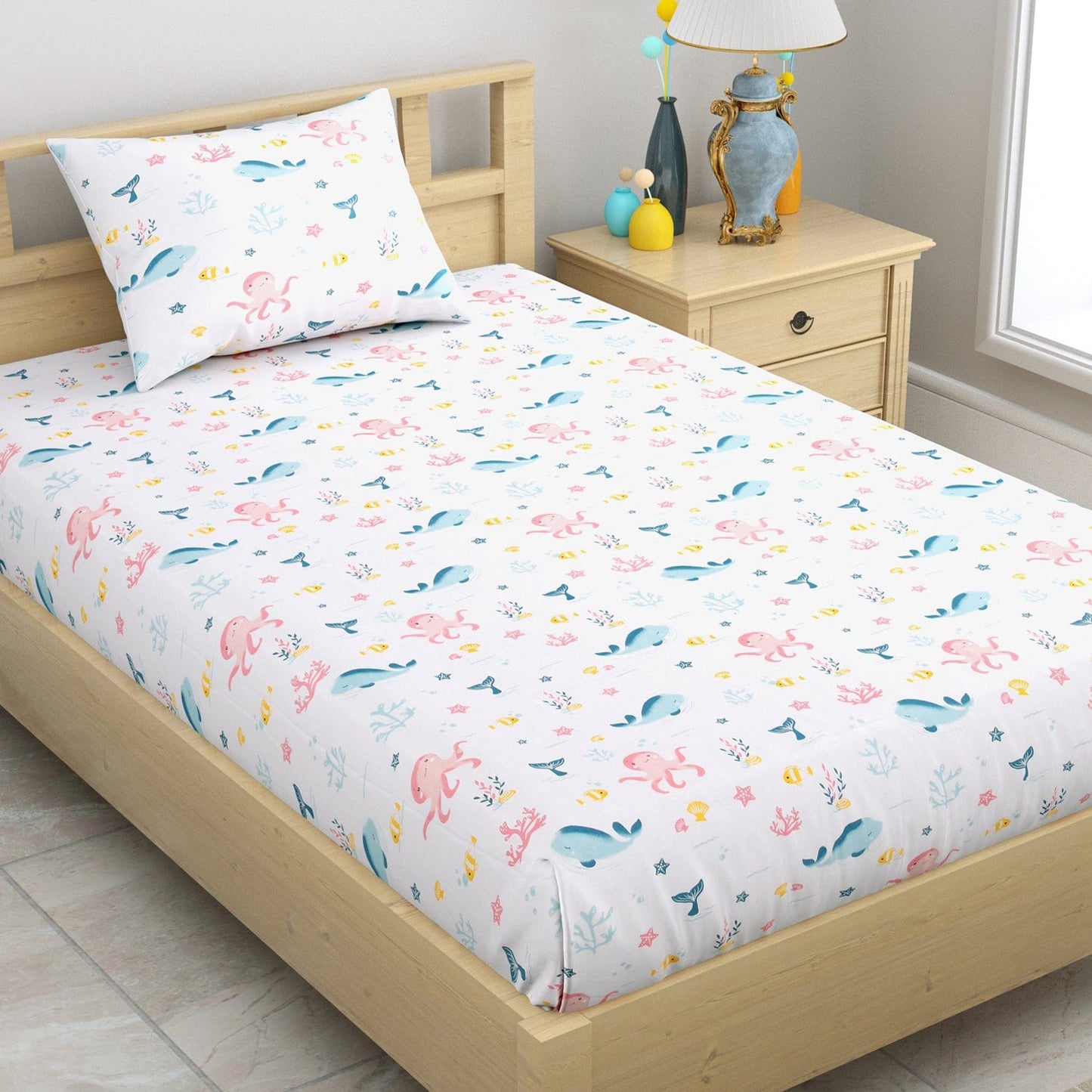 Under the Sea, Single Bedsheet for Kids