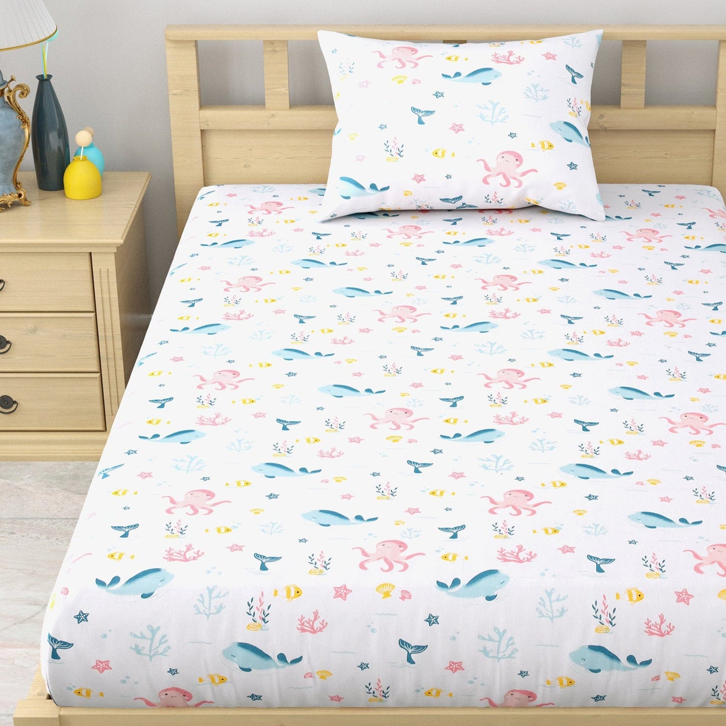 Under the Sea, Single Bedsheet for Kids