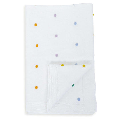 Bubble multicolor 100% pure cotton knitted Summer/AC blanket for baby