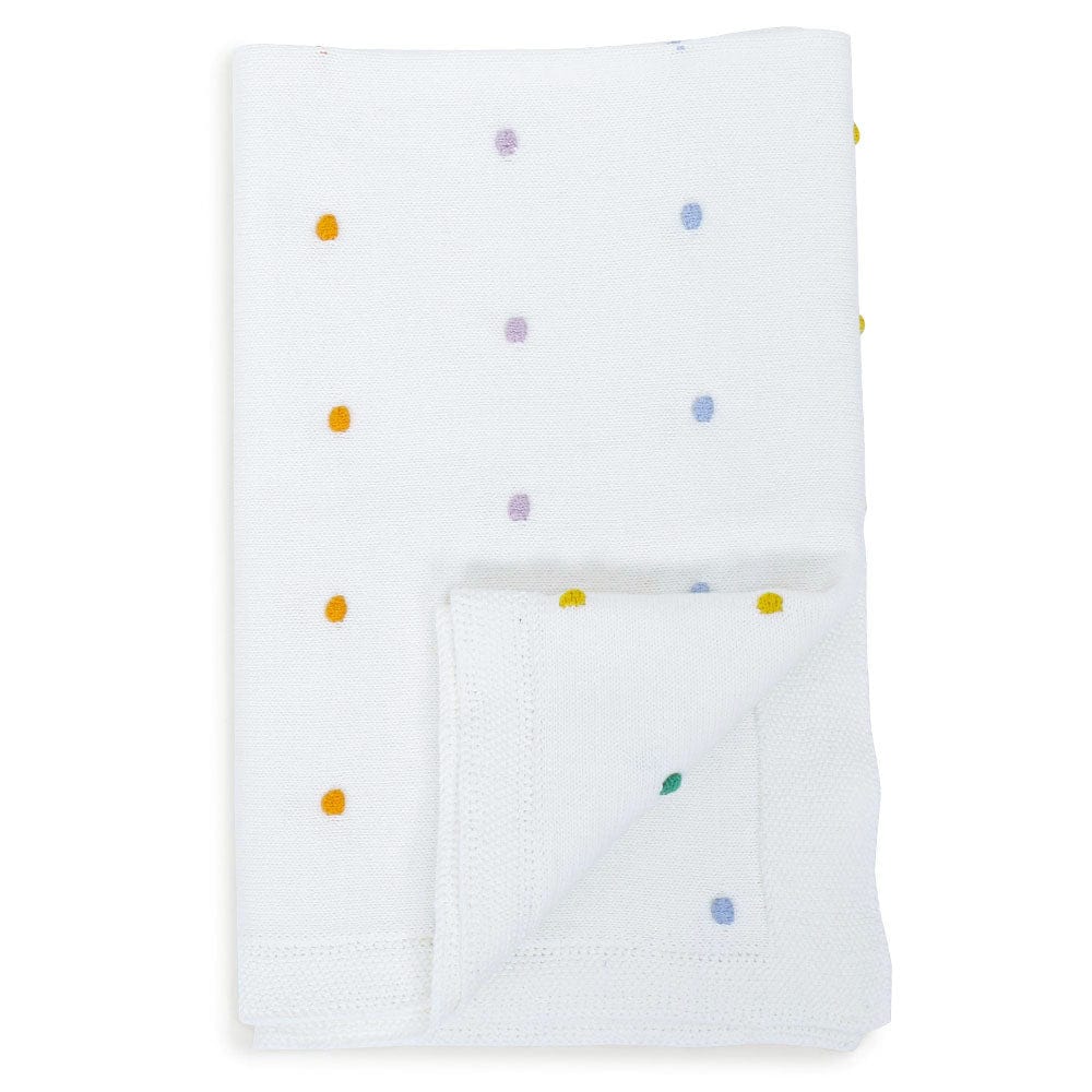 Bubble multicolor 100% pure cotton knitted Summer/AC blanket for baby