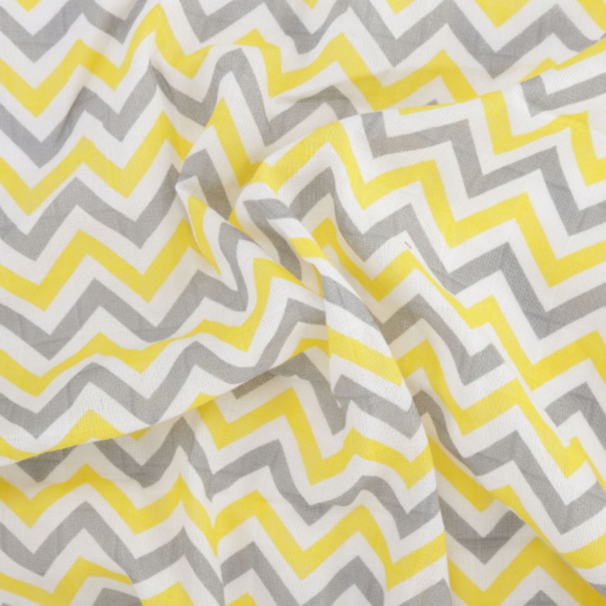 Chevron Stripes 100% Cotton Muslin Swaddle Pack Of 3 (Navy, Turquoise, Yellow) - haus & kinder