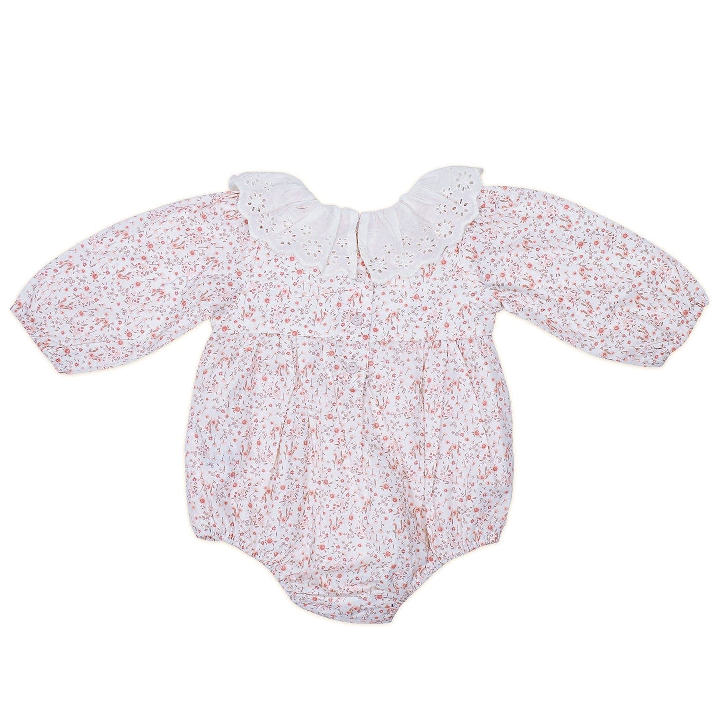 Bella Fleur princess patterned textured ruffle onesie Collection