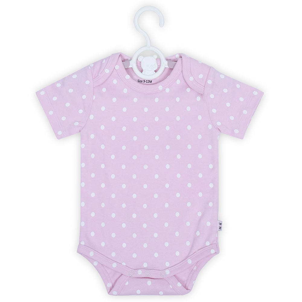 Baby Girl Iris Pink Short Sleeve Onesies pack of 3 Collection