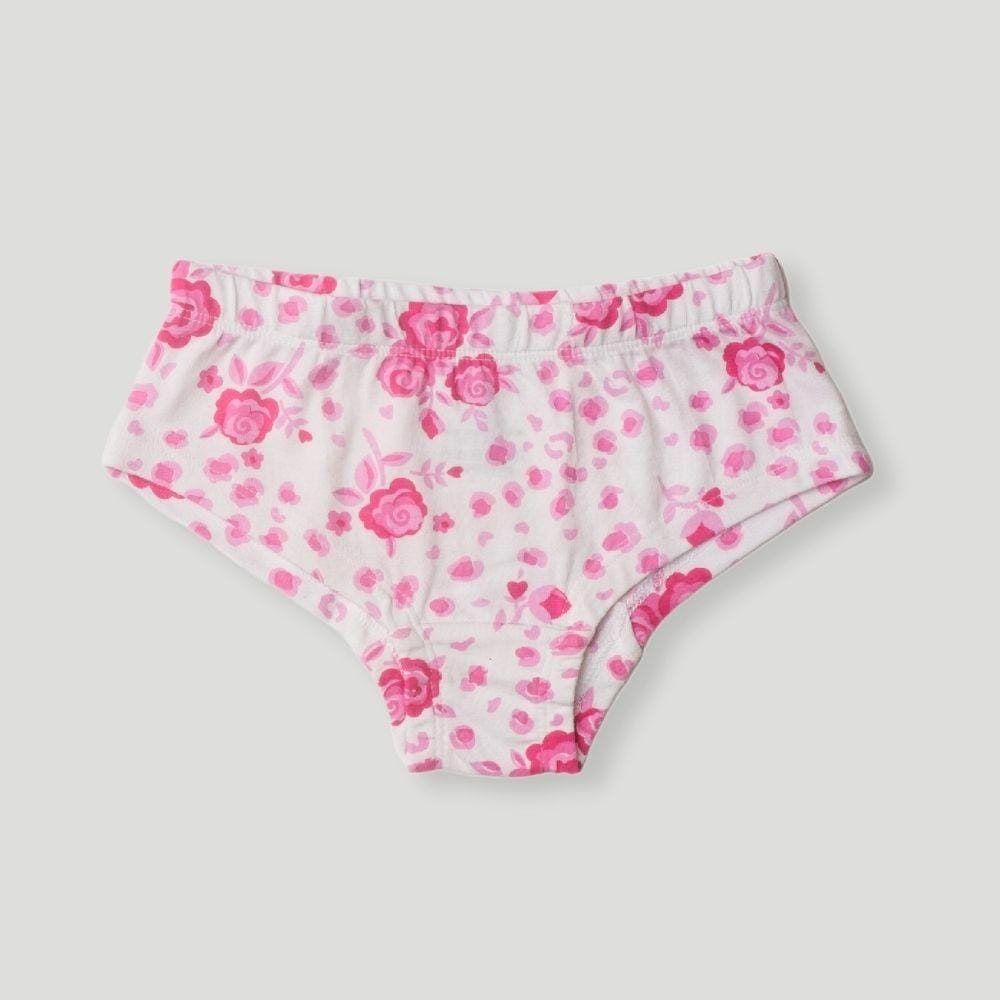 Girl Knickers, Pack of 3, Bio-wash Cotton Antibacterial Finish  (1-10 Years)