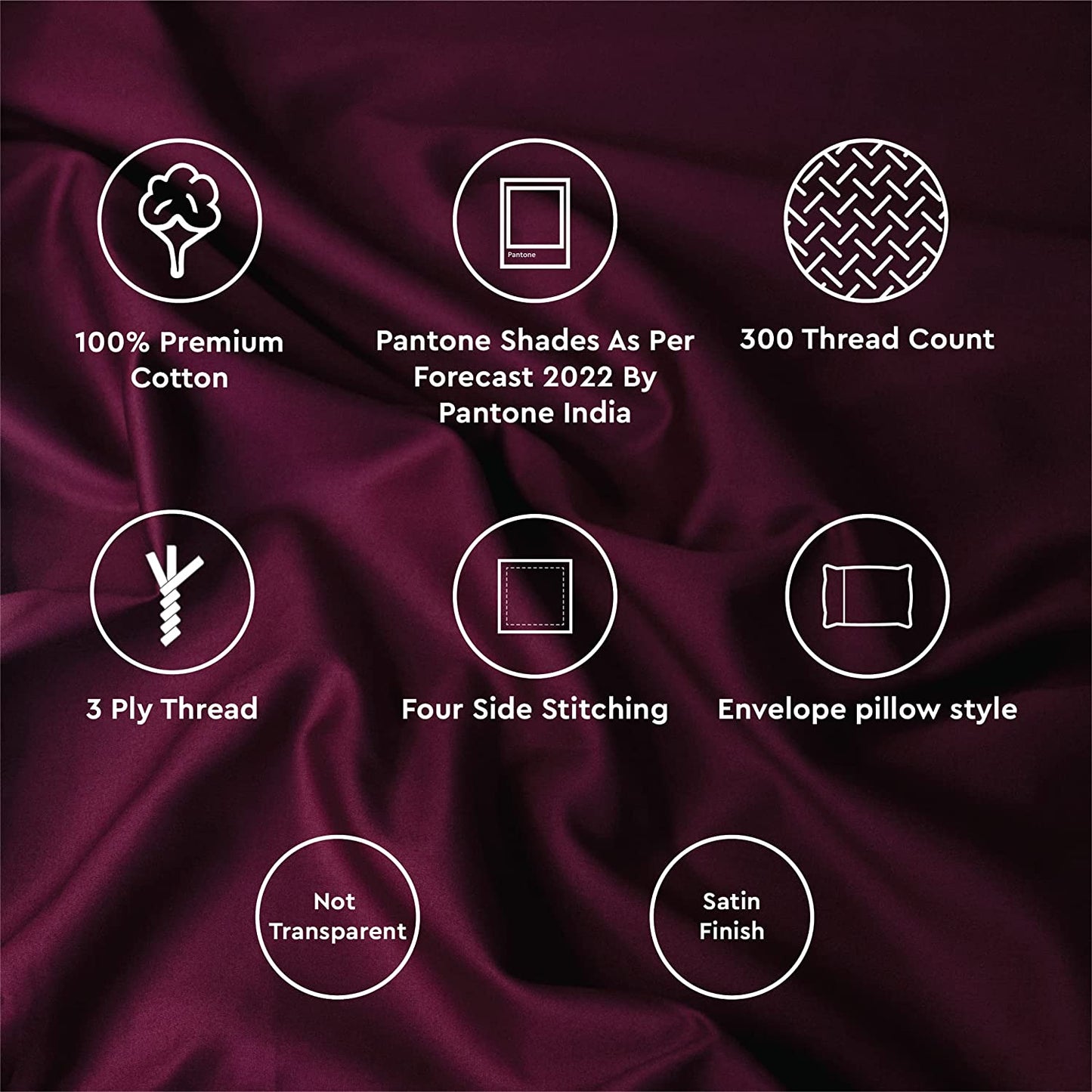 Melange Premium Fitted Bedsheet, 300TC, Open Air Blue - Single Bed