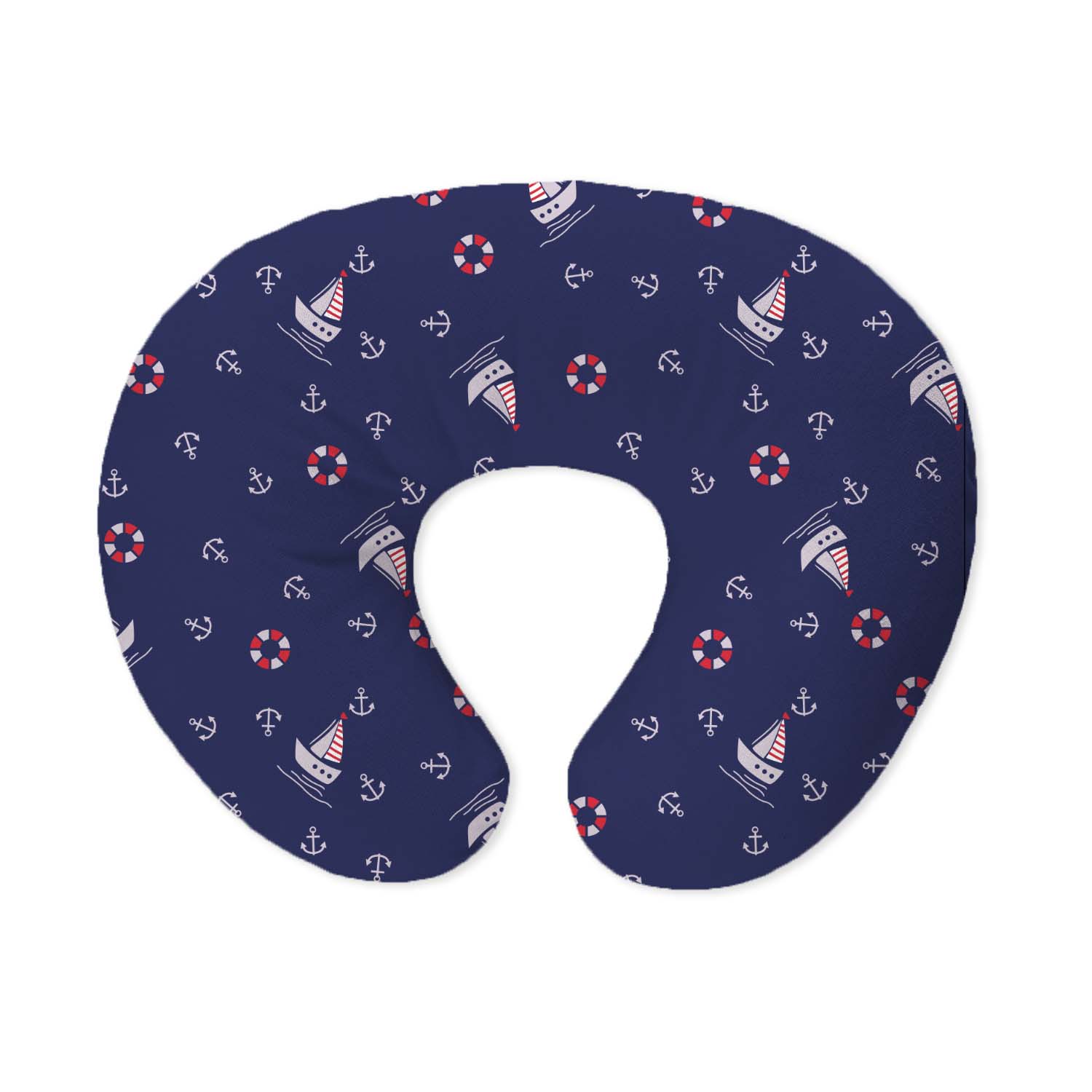 Nautical boppy clearance cover