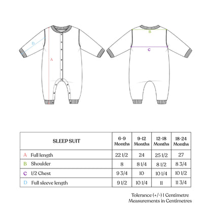 Carnival Unisex sleepsuit-Multicolor