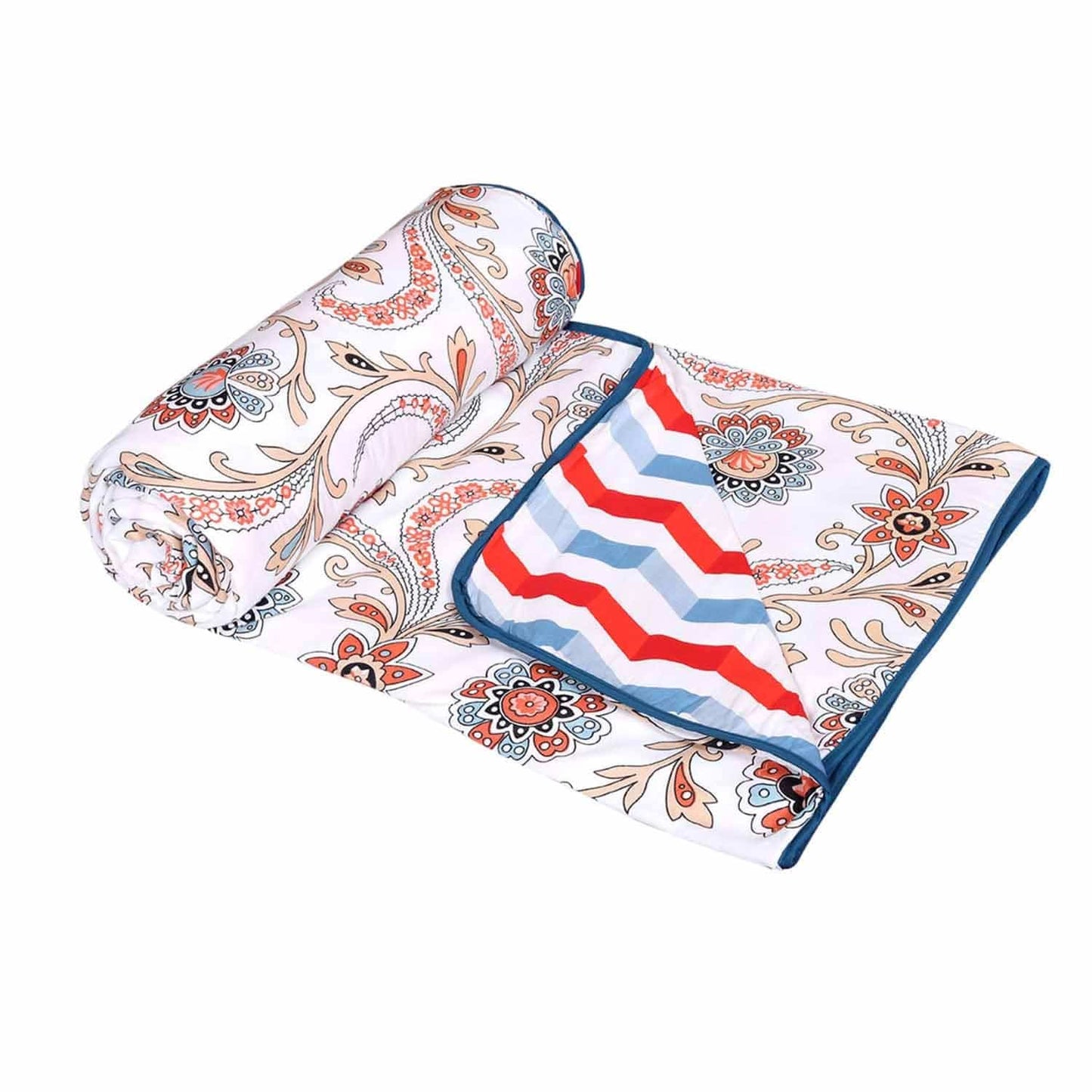 Artisanal Ottoman 100% Cotton Single/Double Size Reversible AC Blanket