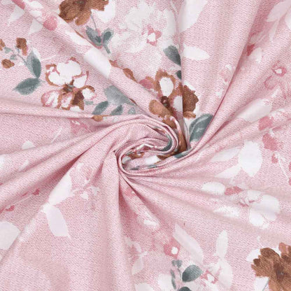 100% Cotton Single Size Bedsheet, Pink