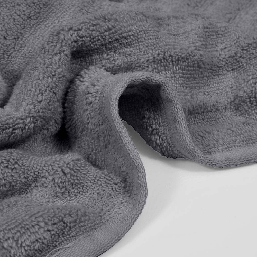 Zero Twist Luxury Bath Towel Set of 2, 100% Cotton, Mauve & Dark Grey