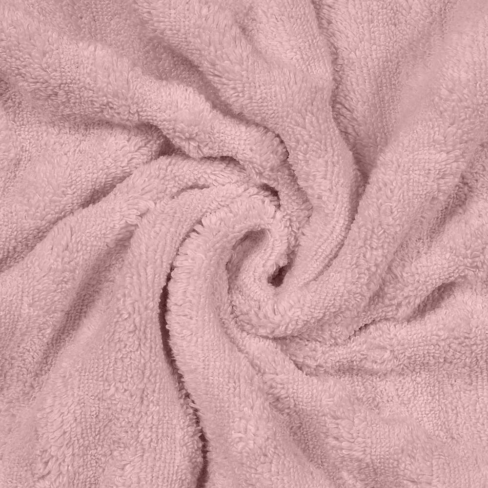 Zero Twist Luxury Bath Towel Set of 2, 100% Cotton, Deep Red & Blush